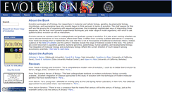 Desktop Screenshot of evolution-textbook.org