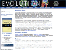 Tablet Screenshot of evolution-textbook.org